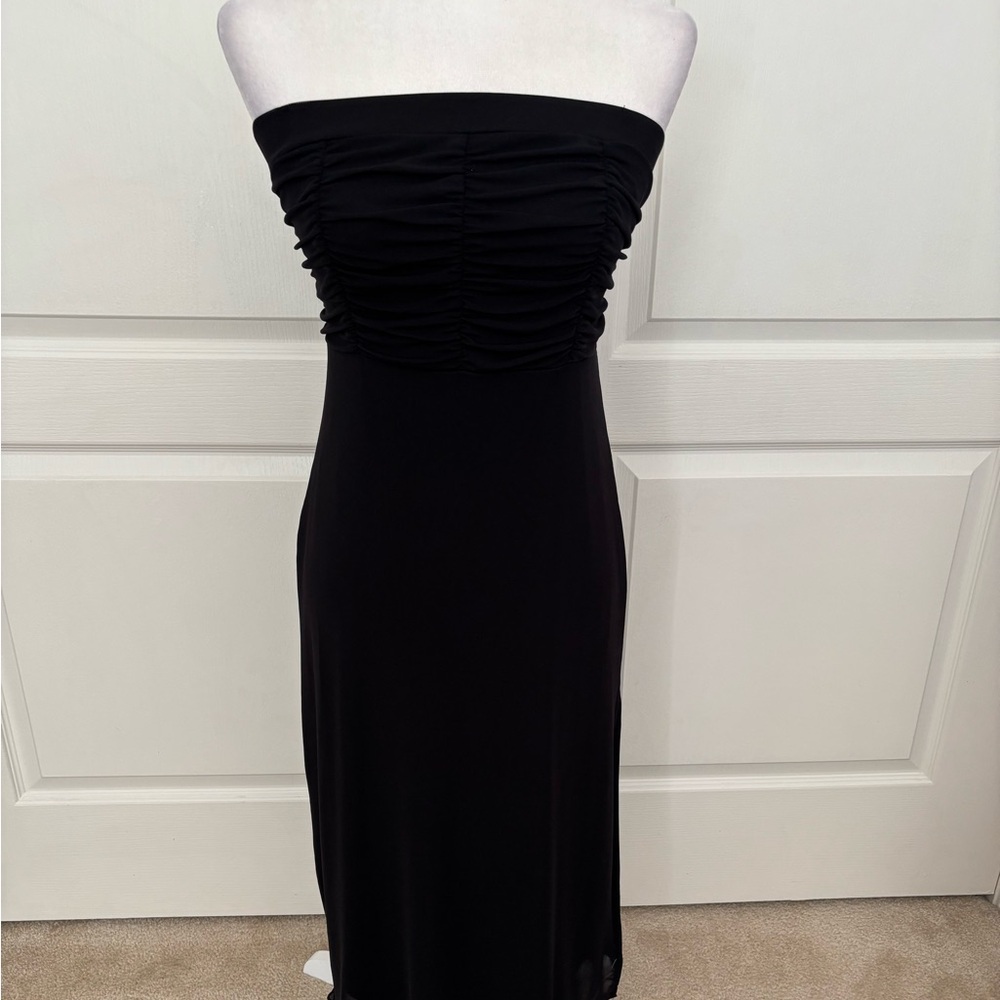 Kirious LA Black Strapless Slip Dress | Like New | Size M | Sleek & Sexy - Picture 2 of 10